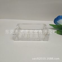 特价包邮水晶玻璃烟灰缸四方缸丝印喷砂LOGO加工贴花纸