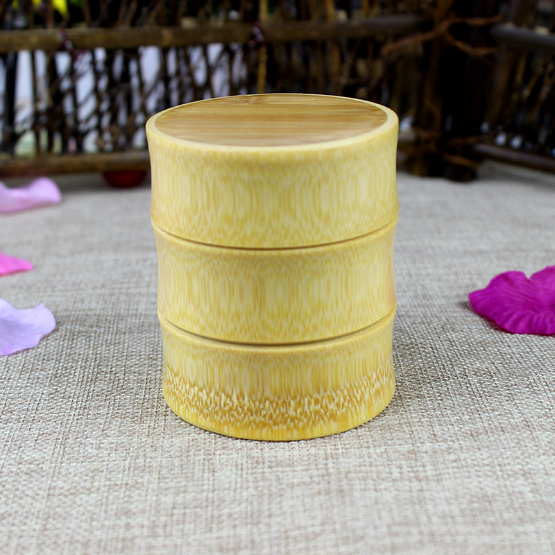 竹茶葉盒 小號糖果罐 隨身攜帶便攜式茶葉罐 廠家生産定制