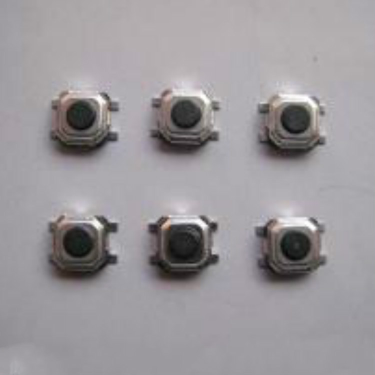 厂家销售四脚开关3*3*1.5 轻触贴片白柄 按键/复位/按钮/微动开关