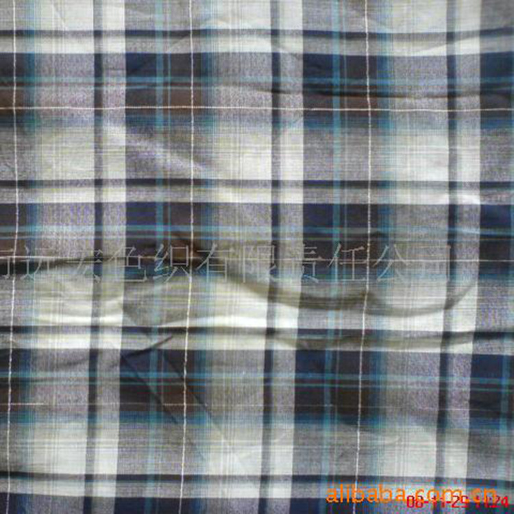 供应优质 全棉色织格布，色织布面料 厂家批发