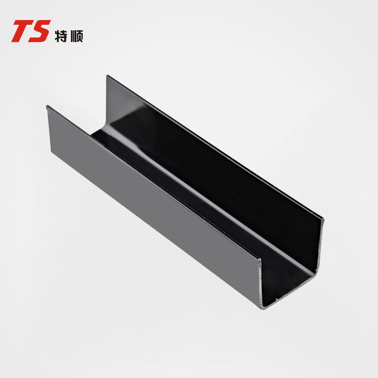 厂家批发 铝型材装饰水槽 高质量铝门窗硬质PVC塑胶U型槽