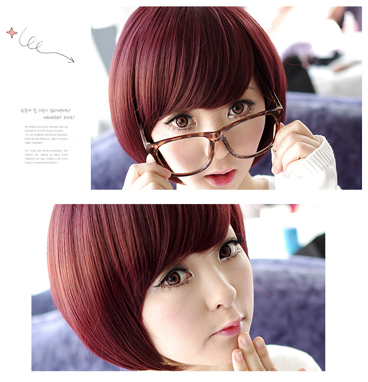 Perruque cheveux raides Court - Ref 2611421 Image 7