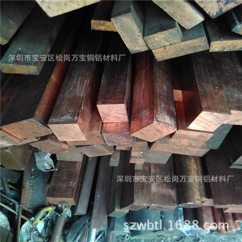 高导T2红铜扁棒 紫铜方棒 零切紫铜块 定做红铜圆饼 交货快