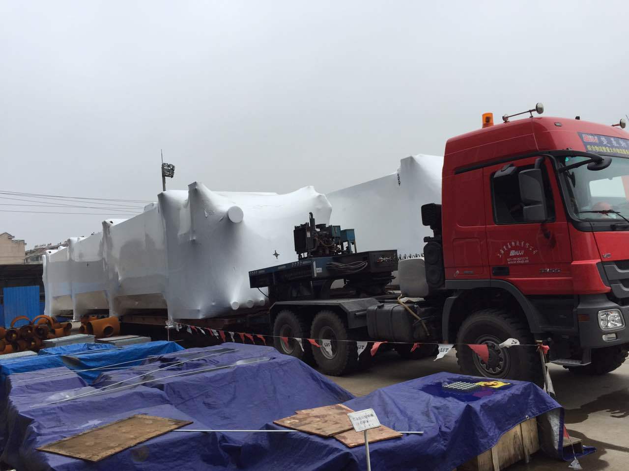 PE热收缩膜 挖掘机等设备包装  可定制 可印logo