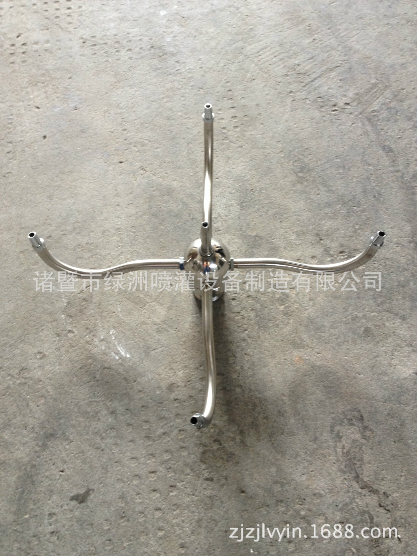 厂家直销 不锈钢旋转喷头 旋转四叉喷头 户外喷泉喷头 四臂/八臂