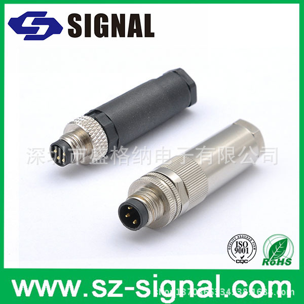M8超小型连接器 传感器连接器 现场接线