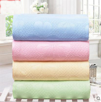 new pattern Bamboo Bamboo fiber Towel Double Towel blanket summer quilt Single Blanket sheet summer Leisure blanket