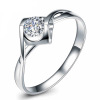 Accessory, jewelry for beloved, wedding ring, silver 925 sample