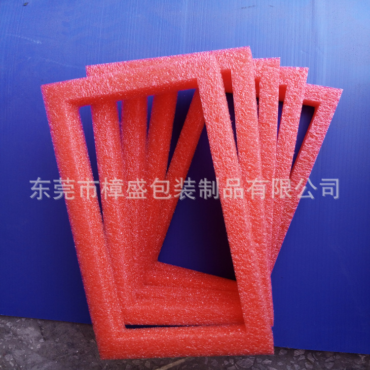 厂家直销 红色防静电珍珠棉内托 内衬 异型EPE珍珠棉加工定做