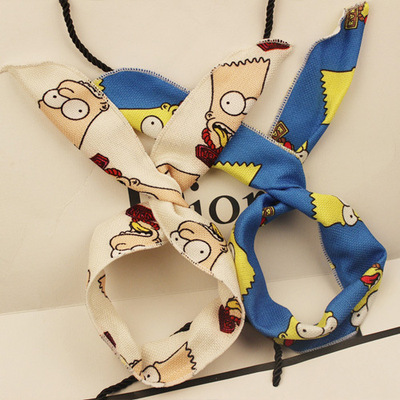 Countryside Broken flowers Hair band Like a breath of fresh air Hairdressing Original Head ornament the republic of korea Headband Fabric art Hair hoop