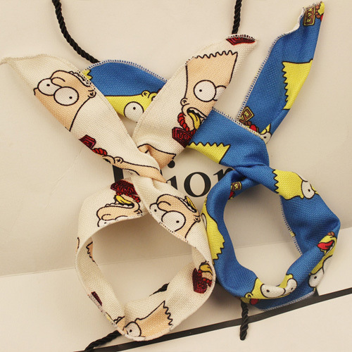 Countryside Broken flowers Hair band Like a breath of fresh air Hairdressing Original Head ornament the republic of korea Headband Fabric art Hair hoop