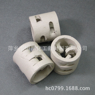 萍乡恒昌环保陶瓷鲍尔环填料 厂价直销|ru