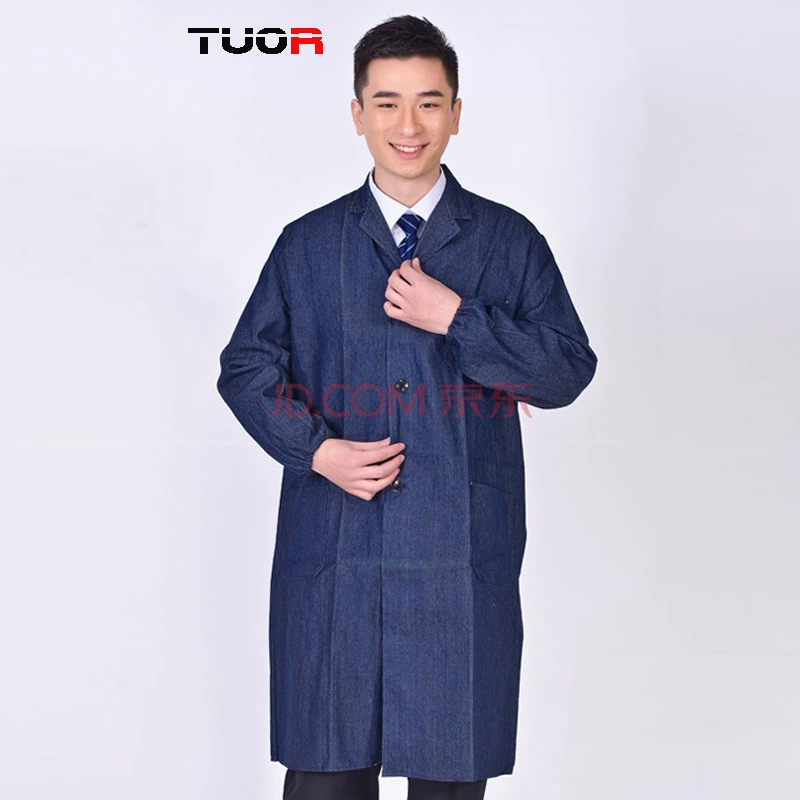 Джинсовое пальто хлопковое и густое синее пальто скрытое синее пальто цветное пальто с длинным рукавом пальто из хлопка деним