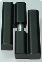 锌合金机箱机柜铰链 黑色烤漆铰链17  jiaolian