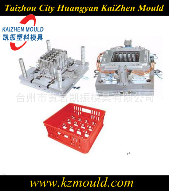 塑料啤酒周转箱模具 饮料周转箱模具 塑料瓶装箱模具