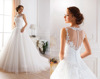 A slim wedding dress trailing European and American foreign trade A word package hip dress