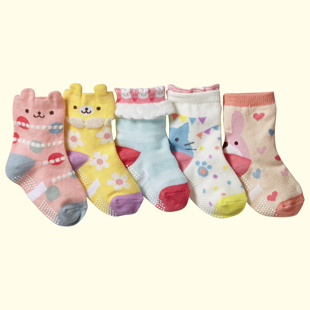 春秋新品棉袜女宝宝袜子婴儿防滑地板袜可爱立体儿童袜子批发