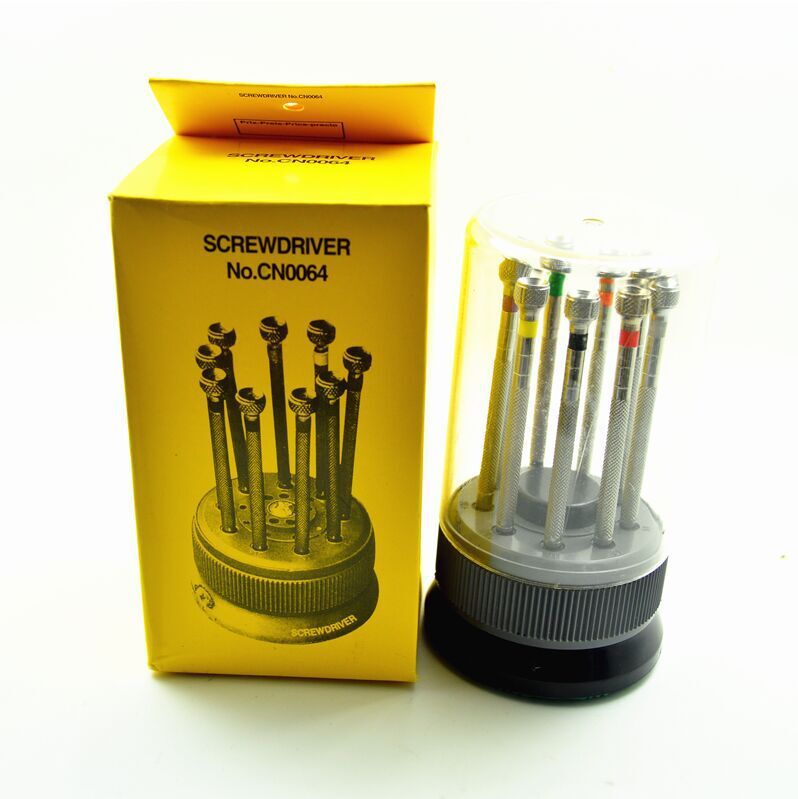 维修/修表工具 No.CN0064套装螺丝刀 起子 螺丝批 带底座/刀头