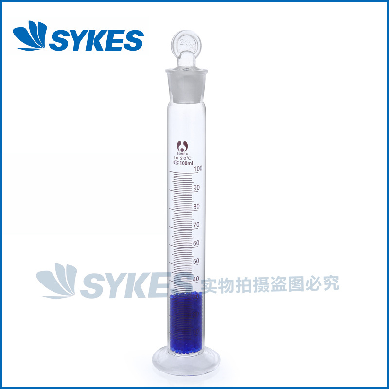 厂家批发 规格全 玻璃量筒10ml-1L 玻璃塞量筒 具塞刻度量筒