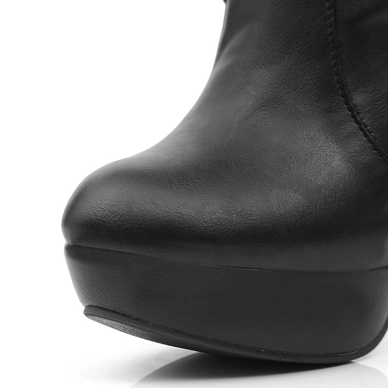 Bottes femme en PU artificiel - Ref 3355291 Image 22