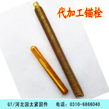河北国太厂家供应化学锚栓14*180定型锚栓可订做加长锚固栓