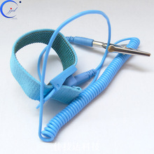 批发供应电子防静电手腕带PU静电手环带金属接地手环防护