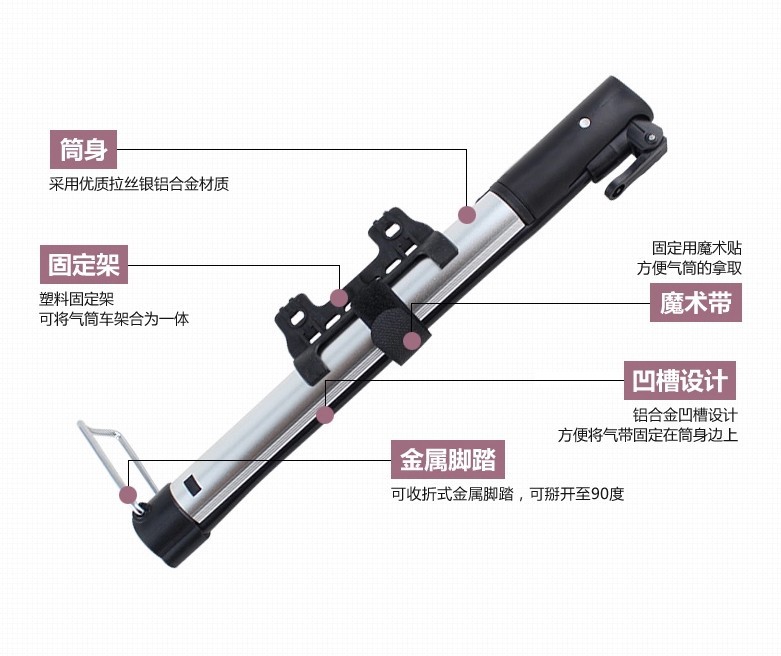 Pompe à vélo - Ref 2396748 Image 5