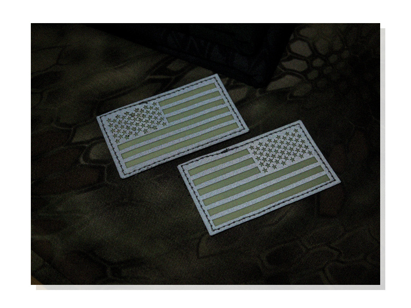 5X8.5反光夜光美国国旗1