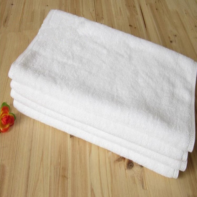 Wholesale 100g white towel thickened high-end hotel bath towel soft absorbent promotional gifts embroidered Wholesale 100g white towel thickened high-end hotel bath towel soft absorbent promotional gifts embroidered