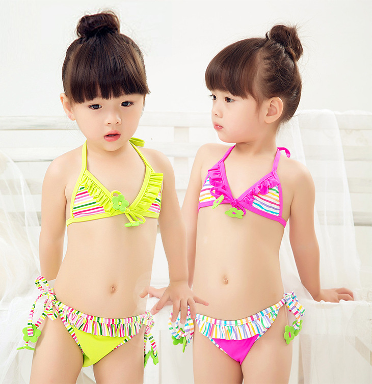 Children's cute split swimwear for early age for students for…