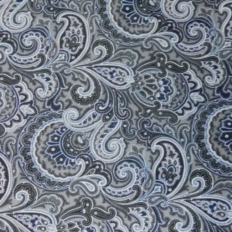 230T舒美绸服装面料斜纹印花里布全涤西服夹克服装里布批发