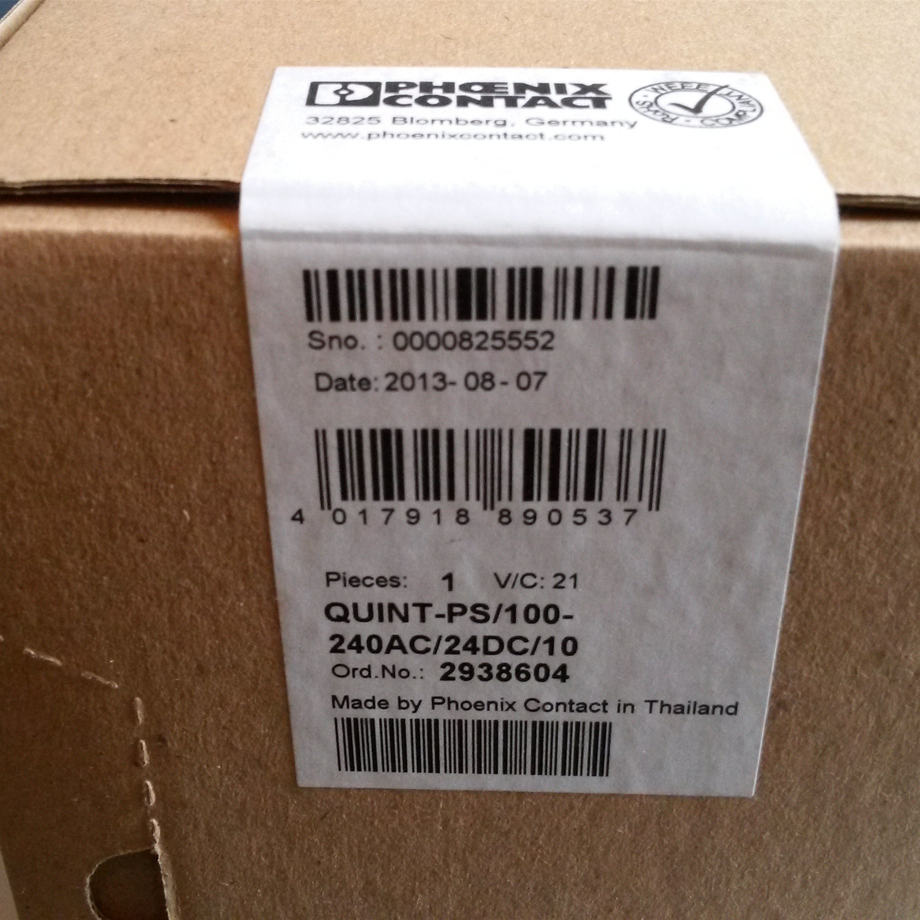 QUINT-PS-100-240AC24DC