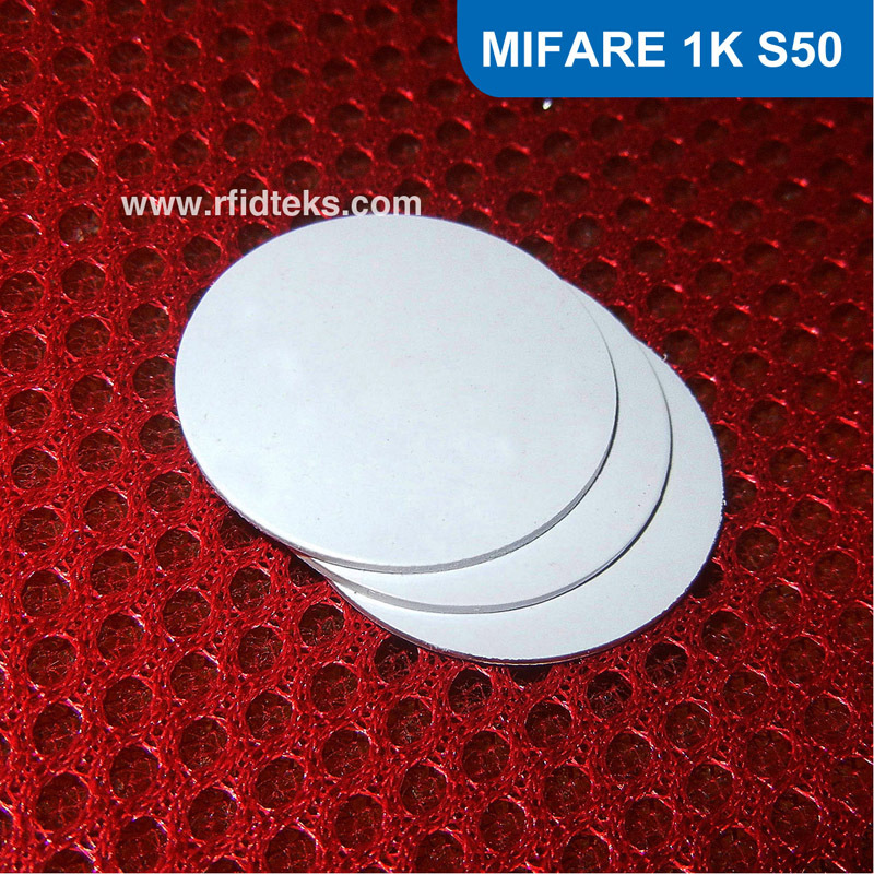 IC钱币卡 IC圆币卡 IC圆形标签 MF 1k s50芯片 20MM