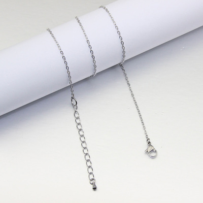 厂家直销外贸热销钛钢O型链十字链 不锈钢项链  饰品项链批发