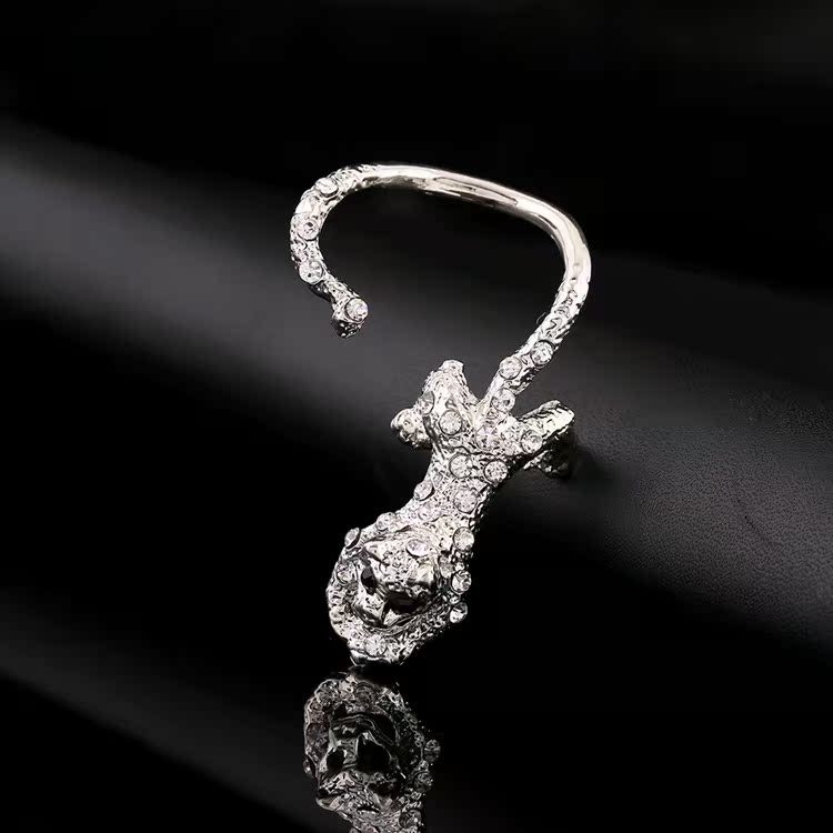 Creative Gecko  Alloy Diamond Earrings display picture 3