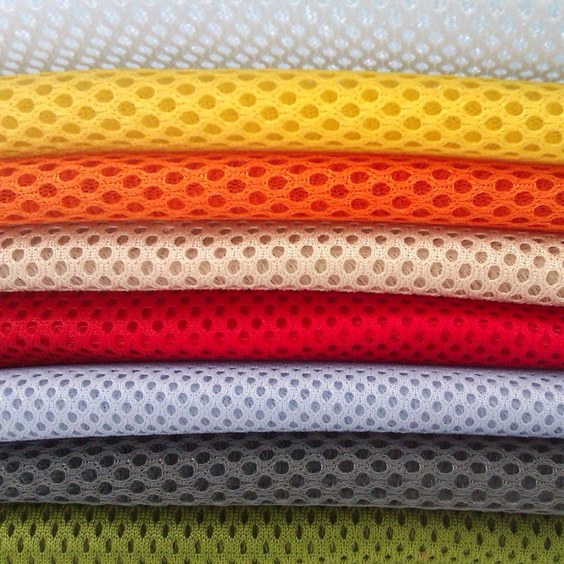 三明治网眼布涤纶材料网格布,厂家直销定 制 颜色门幅多样选择