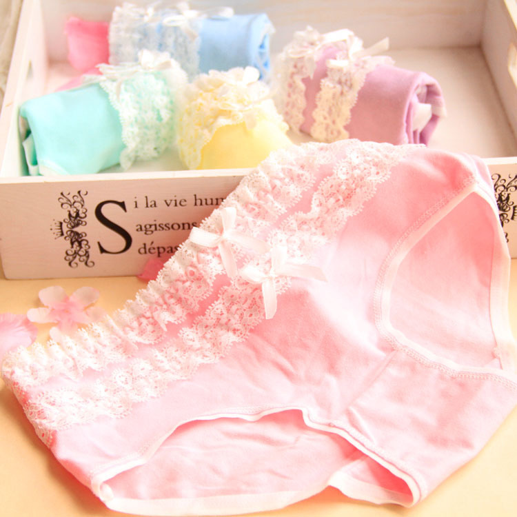 Slip 3127A Lace en coton - Ref 651561 Image 8