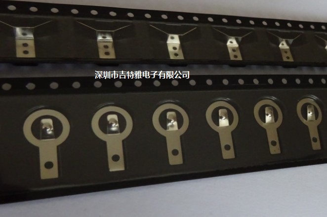 CR2032编带电池弹片正负极导电片载带包装