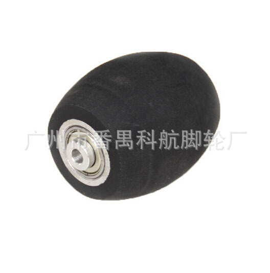广东聚氨酯弧形轮包胶PU轮子  聚氨酯轮胎式滚轮 PU工业脚轮厂家
