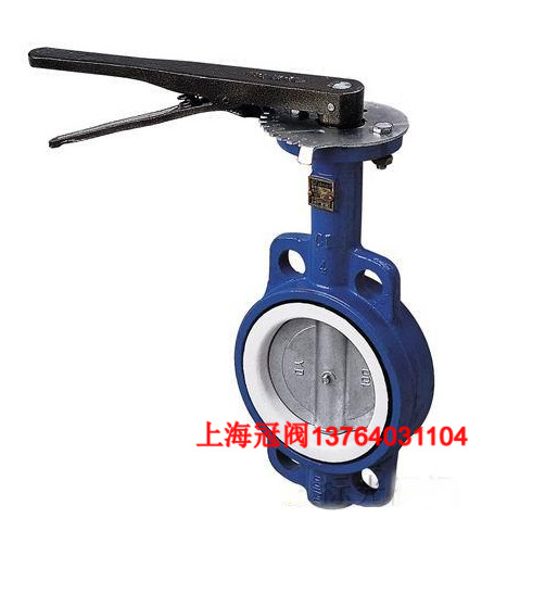 船用中心型對夾式襯氟手柄蝶閥 拷貝