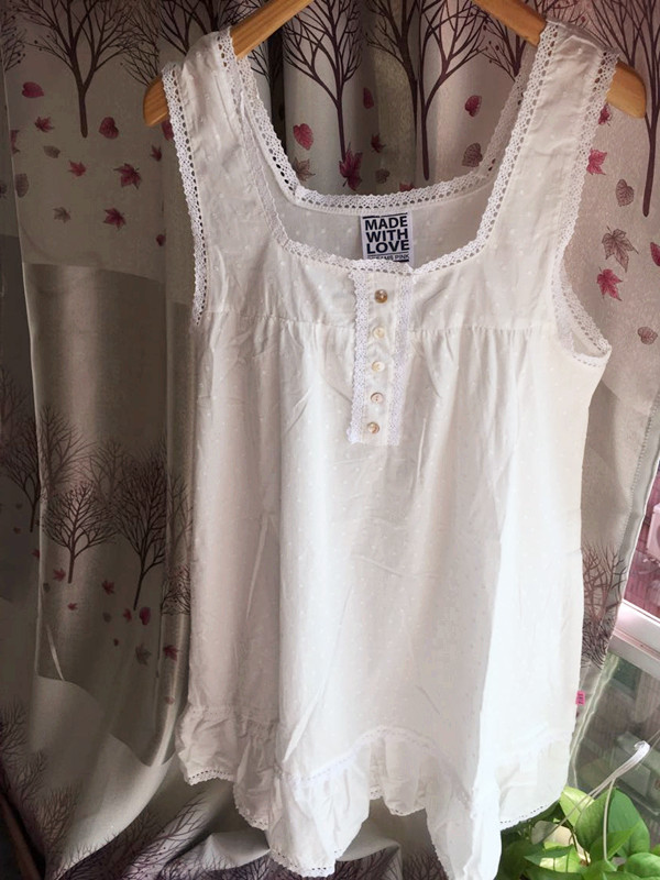 【新欧式风格全棉宫廷风公主连衣睡裙 居家服