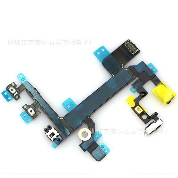 for iphone5S音量鍵排線 for蘋果5S靜音開關 5S電源鍵 5S音量鍵