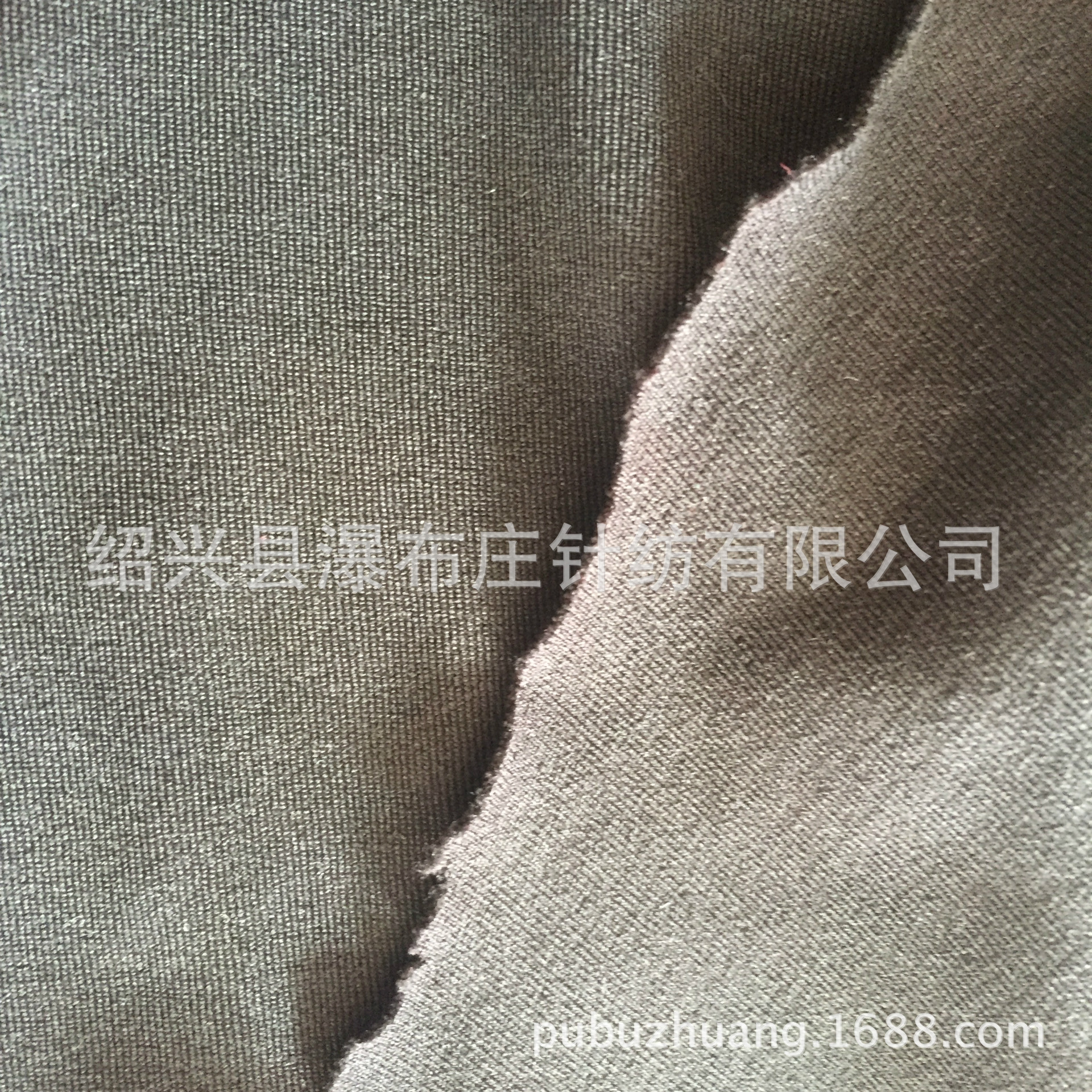 厂家直销针织全涤75D72F加满路氨纶高弹罗纹布 超细罗纹