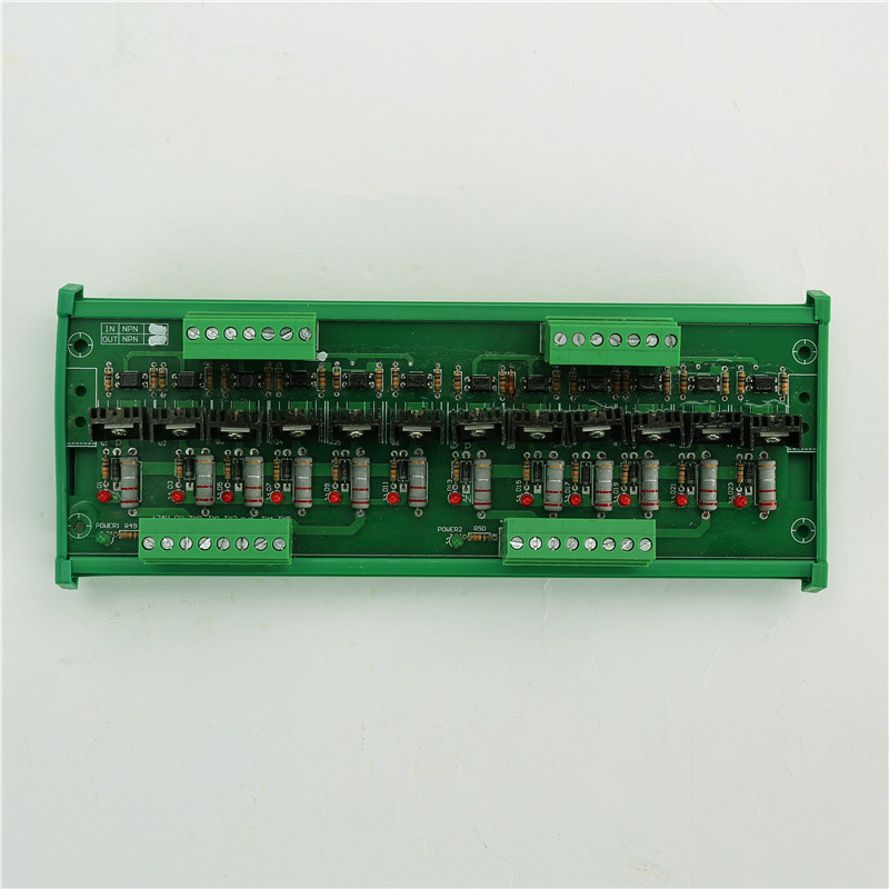 厂家直销带座12路晶体管放大板 TL06A-12T晶体管放大板PNP输出