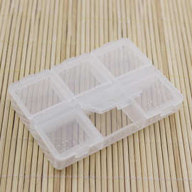 六格透明药盒盲文随身便携药品盒6格分装迷你翻盖式创意小药盒