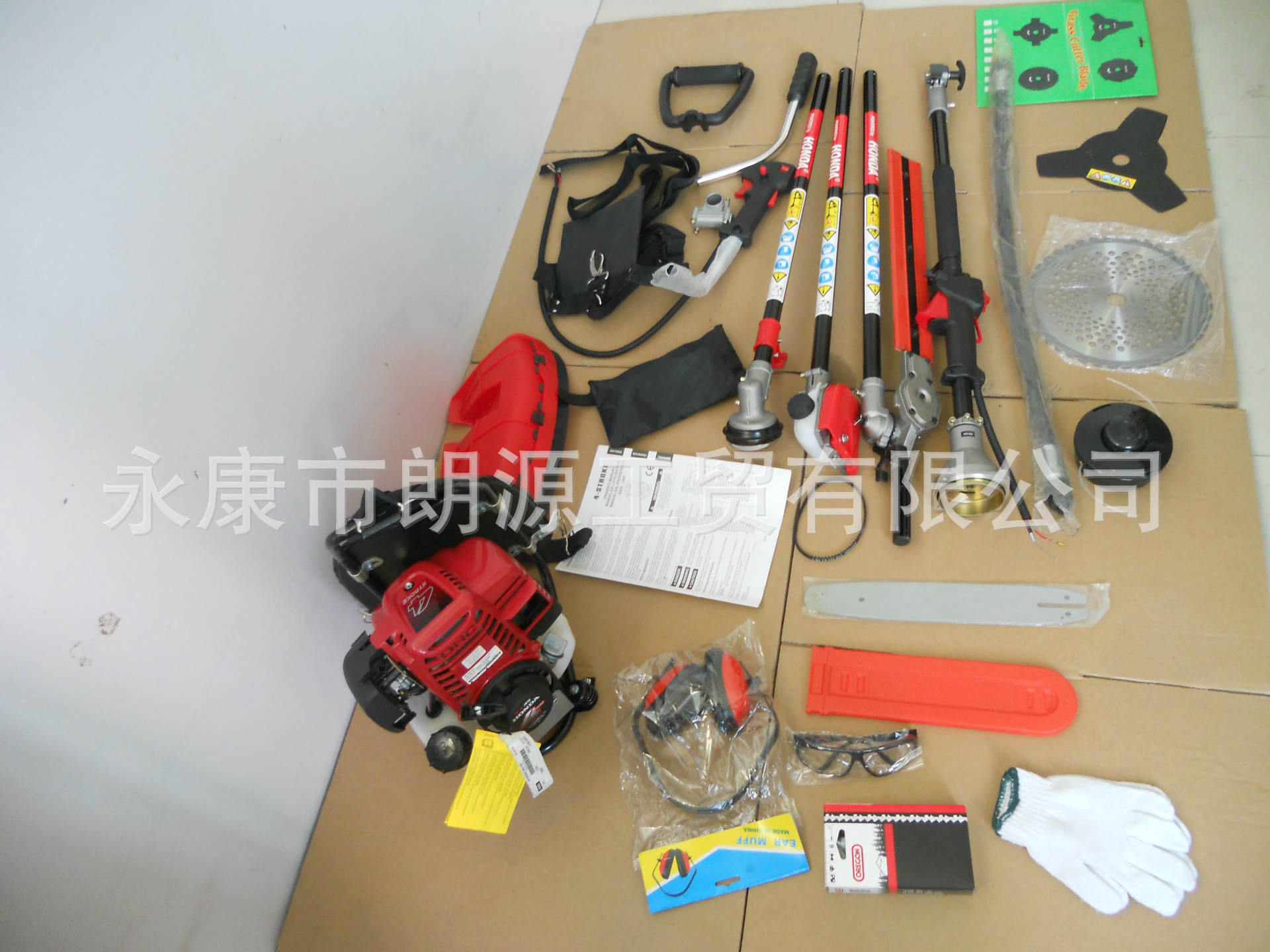 汽油高枝杆锯  绿篱机 四合一割草机 割灌机