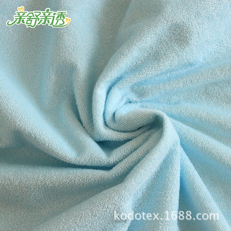 棉毛圈纯色超强吸水防水床单床笠床罩