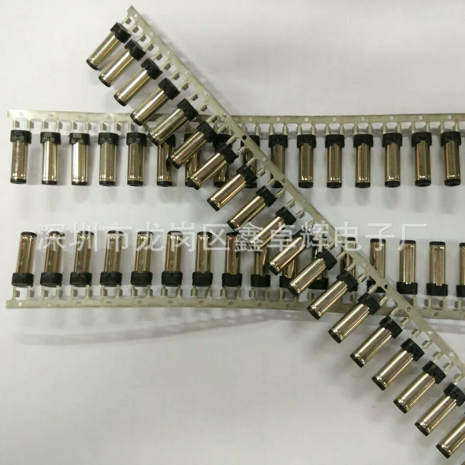 Supply connected DC head 5521DC head connection stamping type DC head 5521 sound fork riveting puzzle fork