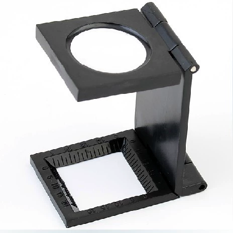 Пластиковая Складная лупа ручная Лупа Обнаружение нефрита 10-кратное ювелирное оборудование Золотые инструменты