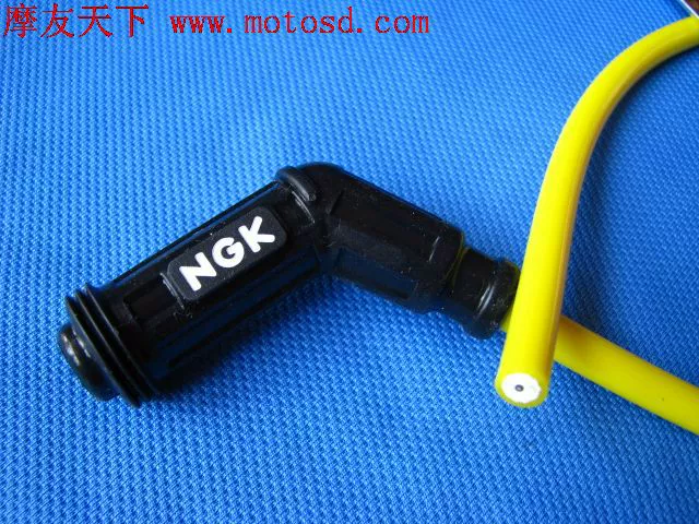 NGK摩托车改装点火线动力线缸线各种颜色接头